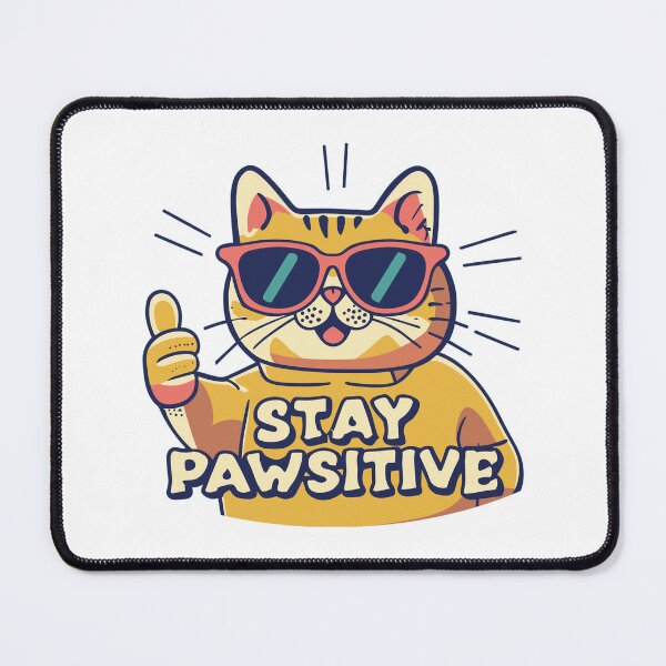 Item preview, Cat stay pawsitive designed and sold by AleCala.