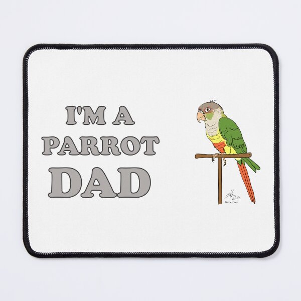 Item preview, I'm a Parrot Mom! - Pineapple Green Cheeked Conure designed and sold by Laughing Parrot Studio.