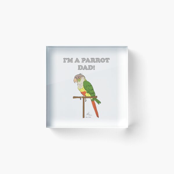 Item preview, I'm a Parrot Mom! - Pineapple Green Cheeked Conure designed and sold by Laughing Parrot Studio.