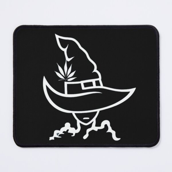 Item preview, the outline of a pot leaf making a witches hat designed and sold by ShopSunday.
