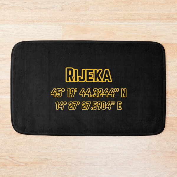 Item preview, Rijeka Croatia altitude longtitude designed and sold by TheRightHonMP.