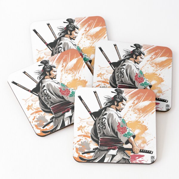 Item preview, Samurai with swords  designed and sold by Morleyy.