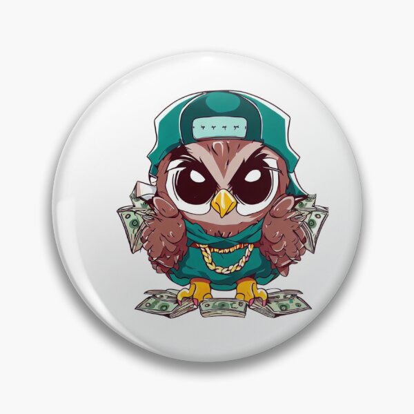 Item preview, Hip Hop Money Owl  designed and sold by obviouslogic.