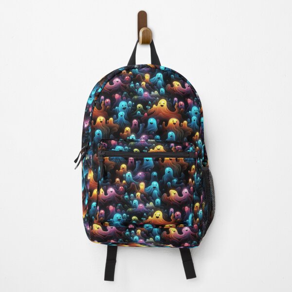 Item preview, Colorful Galaxy Ghosts Fun Halloween Pattern designed and sold by wizardsncastles.