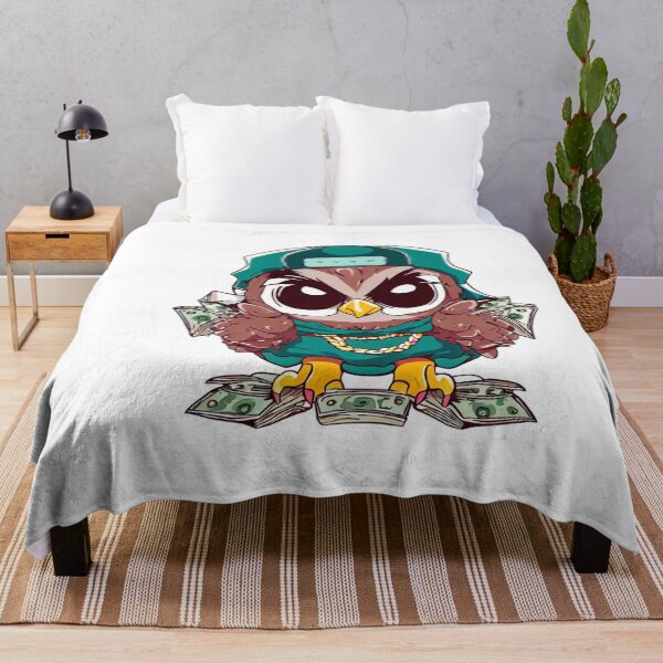 Item preview, Hip Hop Money Owl  designed and sold by obviouslogic.