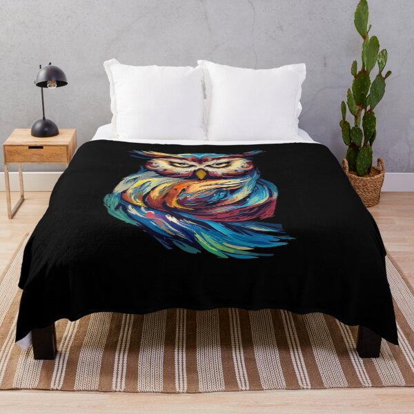 Item preview, Brushstroke Beauty: Owl's Wisdom designed and sold by Colorful Dreams.