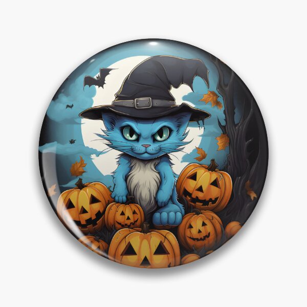 Item preview, Witch blue cat  designed and sold by GediaPrints.