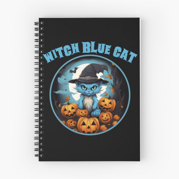 Item preview, Witch blue cat  designed and sold by GediaPrints.