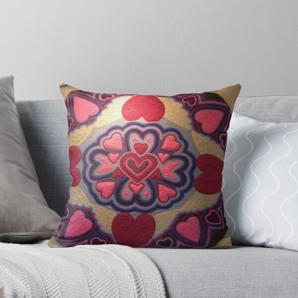Item preview, My Art 1 - Hearts Sand Mandala  designed and sold by Tanya Newman.