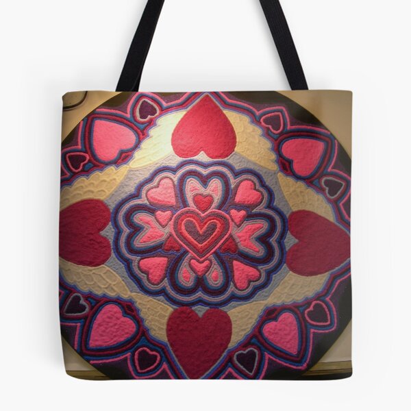 Item preview, My Art 1 - Hearts Sand Mandala  designed and sold by Tanya Newman.
