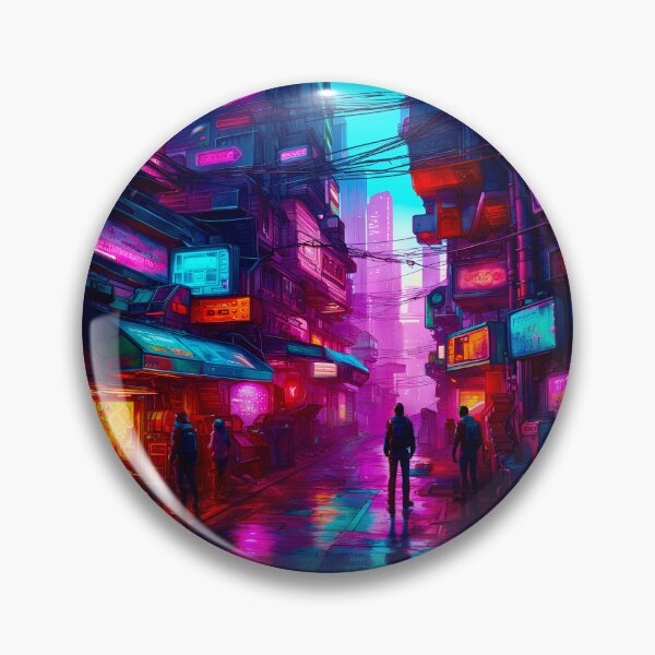 Item preview, Cyber City Life Dystopia designed and sold by Ink Art Design.