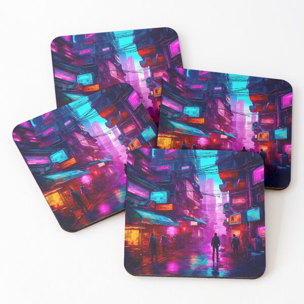 Item preview, Cyber City Life Dystopia designed and sold by Ink Art Design.