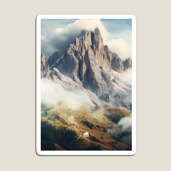 Item preview, Los Dolomitas italianos - Arte digital fotorrealista | WanderUpNorthCo. designed and sold by WanderUpNorth.