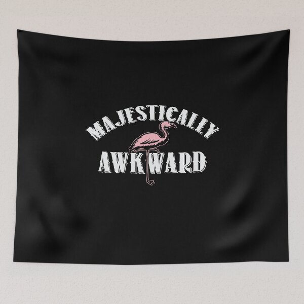 Item preview, Majestically Awkward Pink Flamingo  designed and sold by BUBLTEES.