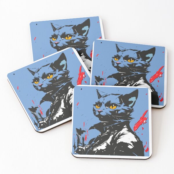 Item preview, Demon Hunter Cat designed and sold by artistua.