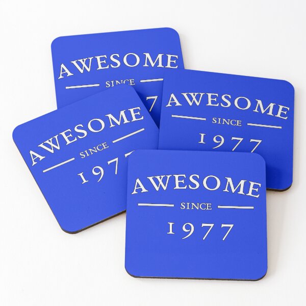 Item preview, AWESOME Since 1977 - Perfect Gift for Folks Born 1977 designed and sold by Amazing Arts Designs.
