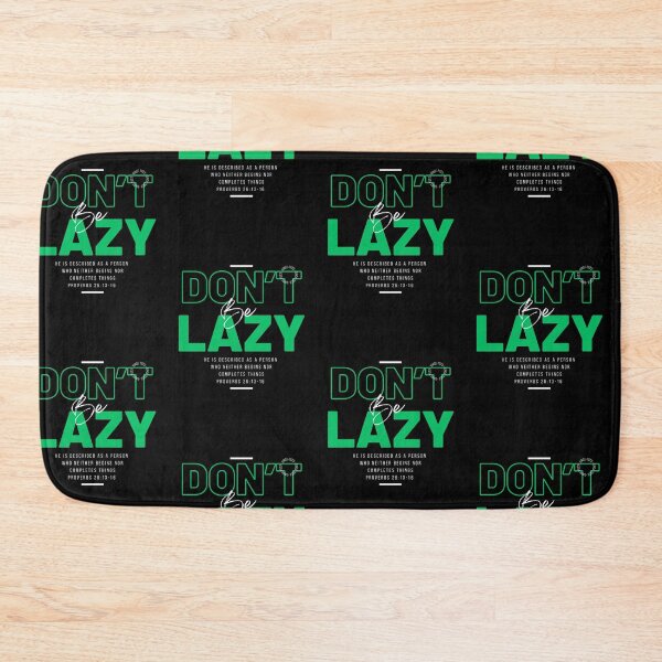 Item preview,  Don't Be Lazy 02 designed and sold by Seed of Faith Designs.