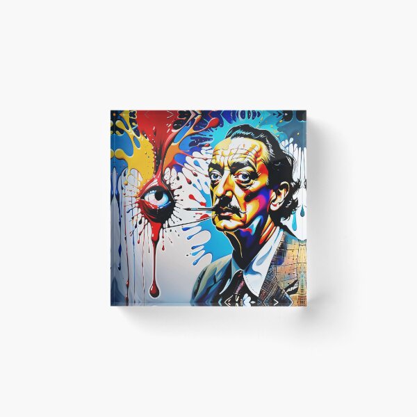 Item preview, Salvador Dali, was a Spanish surrealist artist renowned for his technical skill  designed and sold by AiPoliviosArt.