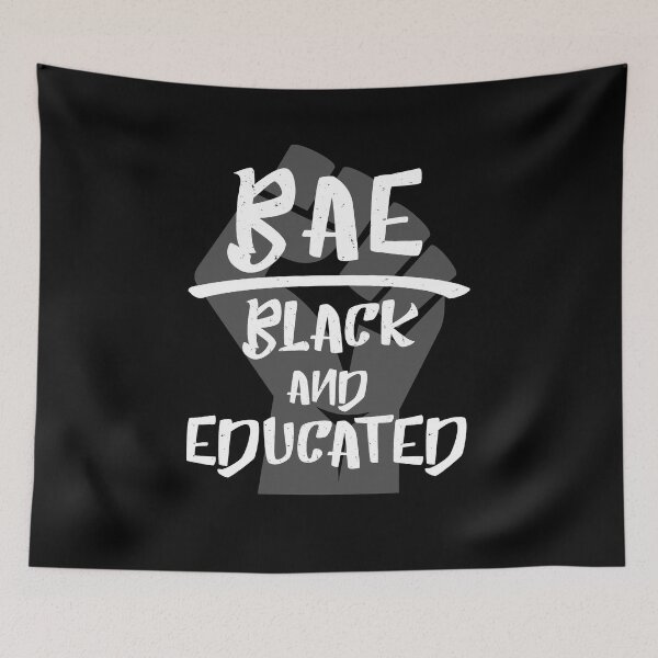 Item preview, BAE Black And Educated  | BLM Movement Power  designed and sold by TeeTimeGuys.