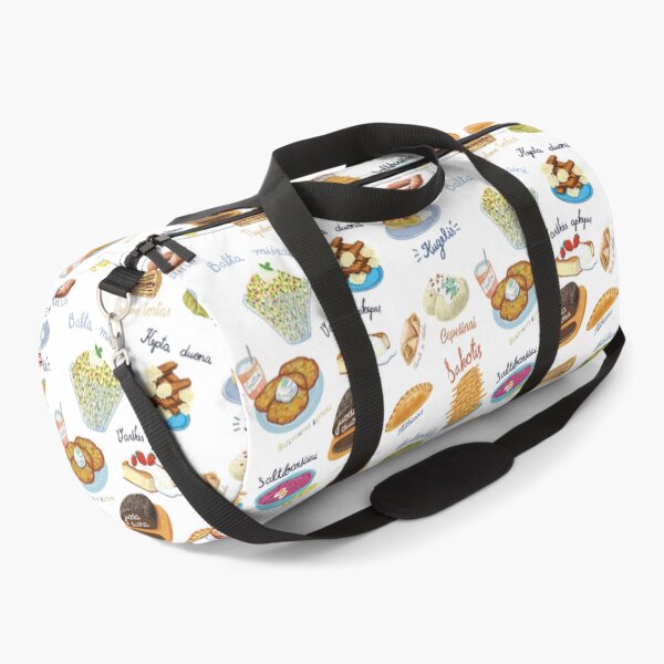 Lithuanian food Duffle Bag
