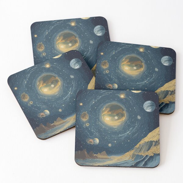 Item preview, Celestial Dreams - Planet and Star Illustration designed and sold by Divine Luna.