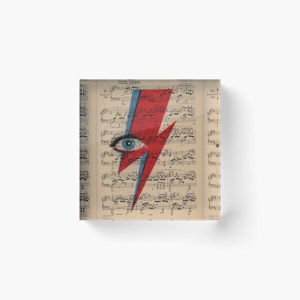 Item preview, David Bowie Eyes lightning Ziggy Stardust Bowie's Lightning designed and sold by lapetiteart.
