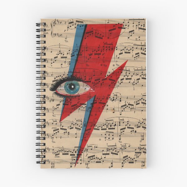 Item preview, David Bowie Eyes lightning Ziggy Stardust Bowie's Lightning designed and sold by lapetiteart.