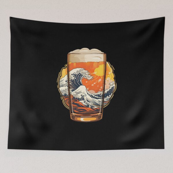 Item preview, the great wave of beer designed and sold by kyshaspace.