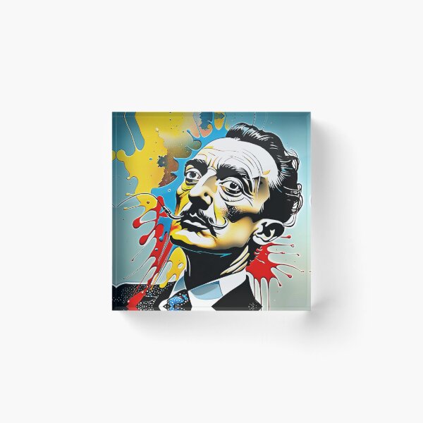 Item preview, Salvador Dali, was a Spanish surrealist artist renowned for his technical skill designed and sold by AiPoliviosArt.