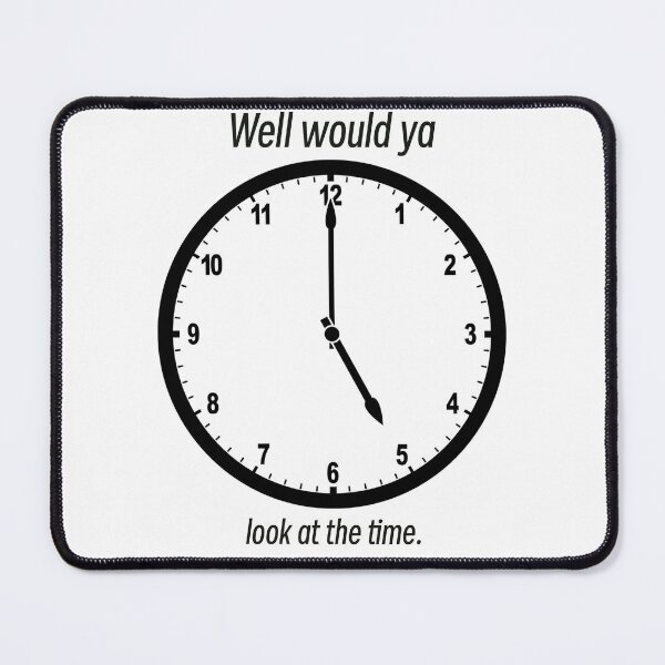 Item preview, 5:00 designed and sold by Geekity.