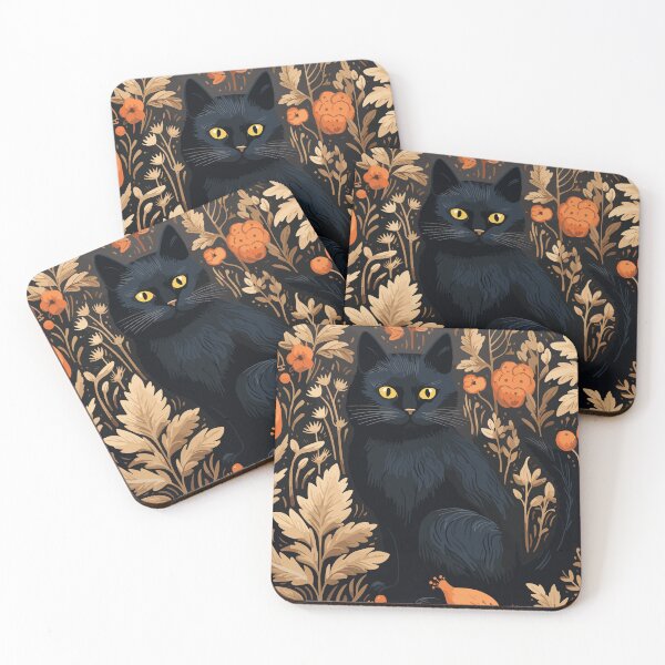 Item preview, Black Cat's Spellbinding Garden designed and sold by meggydesigns.