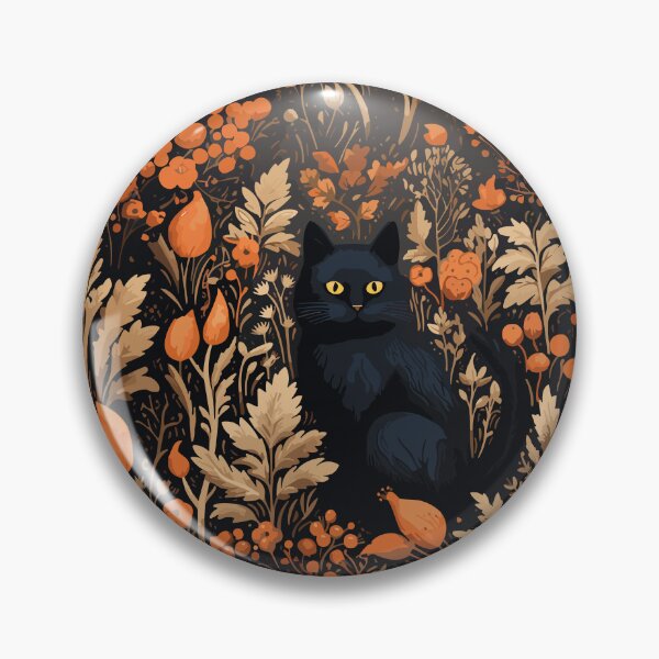 Item preview, Black Cat's Spellbinding Garden designed and sold by meggydesigns.