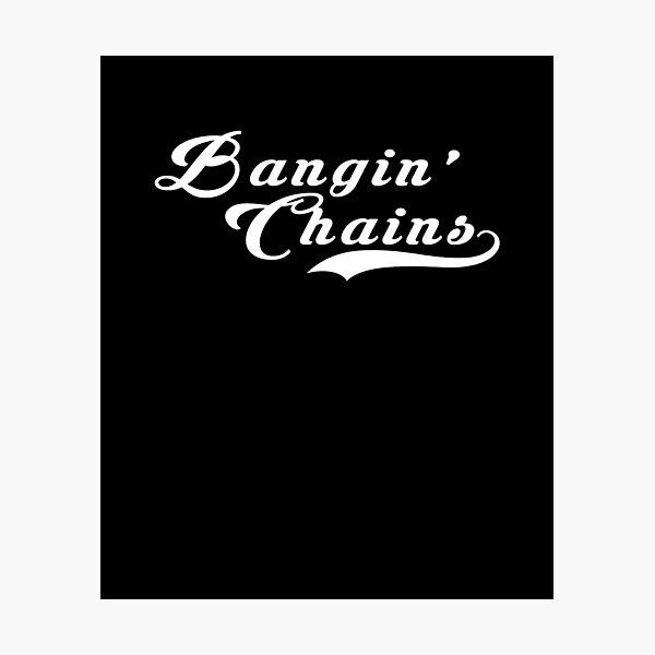 Aperçu de l'œuvre Bangin Chaînes | Panier drôle de Frolf créée et vendue par TeeTimeGuys.