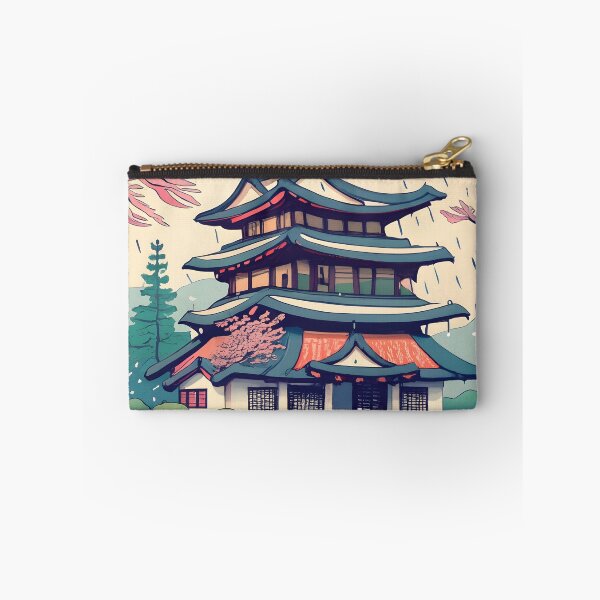 Item preview, Old Traditional Korean house Hanok Drawing designed and sold by Patricks-Art.