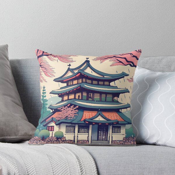 Item preview, Old Traditional Korean house Hanok Drawing designed and sold by Patricks-Art.
