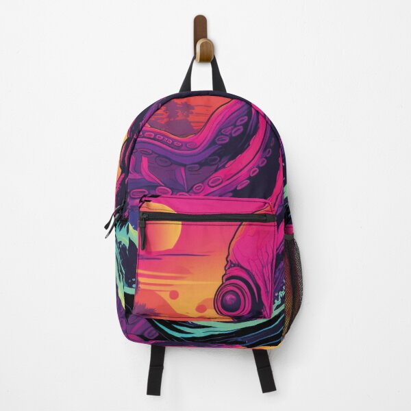 Item preview, Retrowave Cthulu designed and sold by JackBexDesign.
