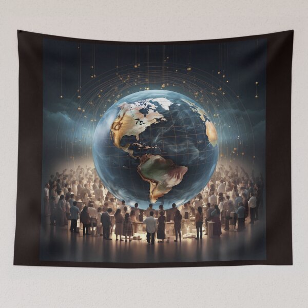 Item preview, "Economic Conversations in a Global Landscape" designed and sold by ChamounVisual.