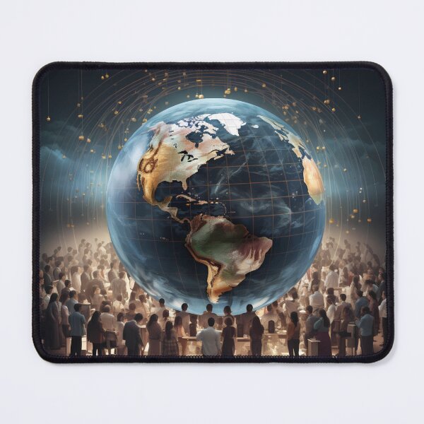 Item preview, "Economic Conversations in a Global Landscape" designed and sold by ChamounVisual.