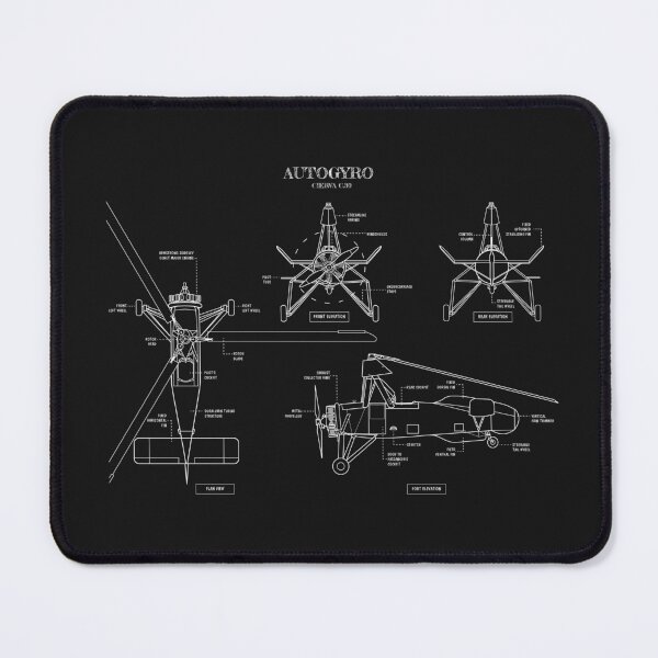 Item preview, Autogyro: Cierva C.30 (White Stencil-No Background) designed and sold by BGALAXY.