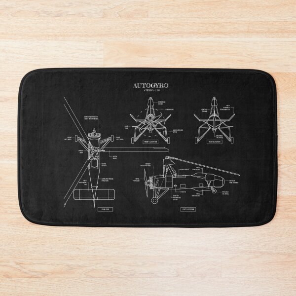 Item preview, Autogyro: Cierva C.30 (White Stencil-No Background) designed and sold by BGALAXY.