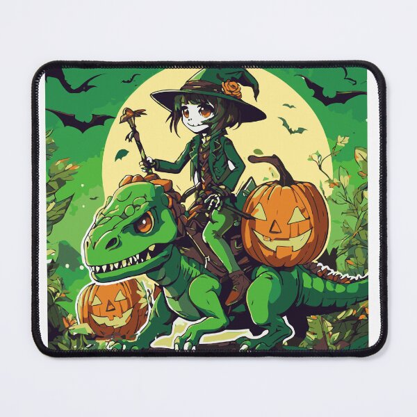 Item preview, Radioactive Witch Dinosaur Rider on a Trip designed and sold by artistua.