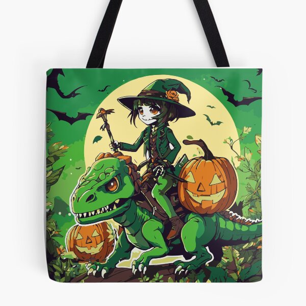 Item preview, Radioactive Witch Dinosaur Rider on a Trip designed and sold by artistua.