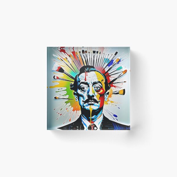 Item preview, Salvador Dali, was a Spanish surrealist artist renowned for his technical skill designed and sold by AiPoliviosArt.