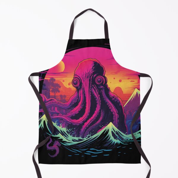 Item preview, Retrowave Cthulu designed and sold by JackBexDesign.