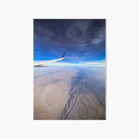 A Wing & Mountains Art Board Print