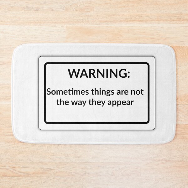 Item preview, warning designed and sold by Safa  Reda.