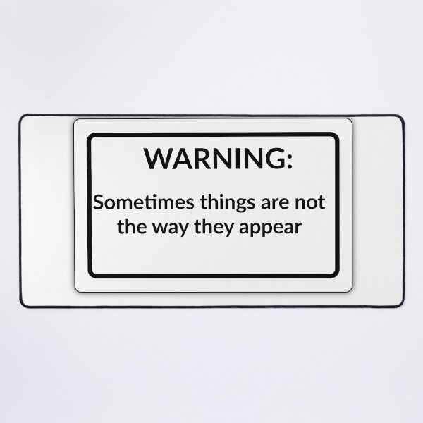 Item preview, warning designed and sold by Safa Reda.