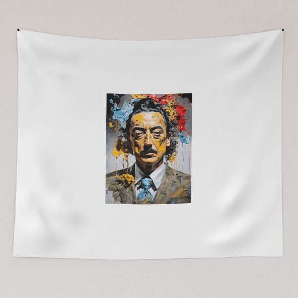 Item preview, Salvador Dali, was a Spanish surrealist artist renowned for his technical skill designed and sold by AiPoliviosArt.