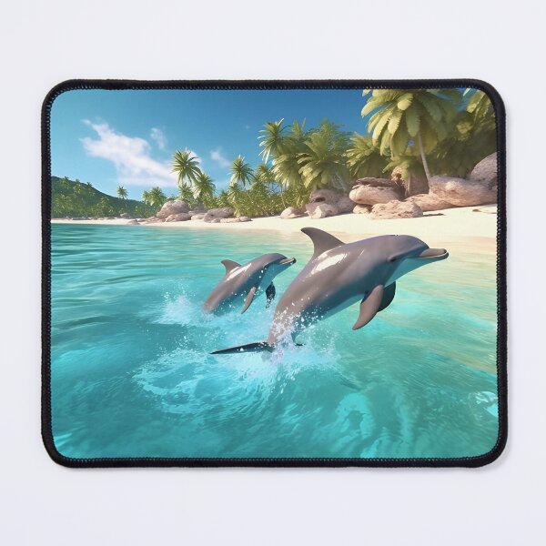 Item preview, dolphins near the beach designed and sold by LoLoCreation82.