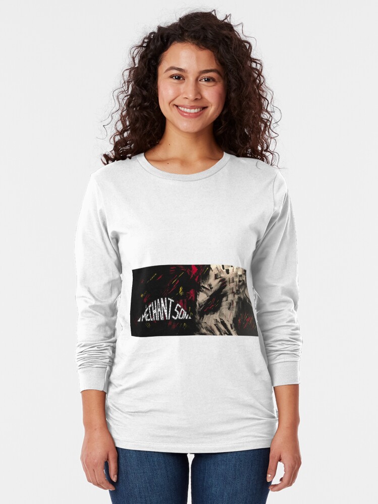 Aperçu 2 sur 5. T-shirt manches longues avec l'œuvre Méchant son , matériel promotionnel. créée et vendue par martinb1962.